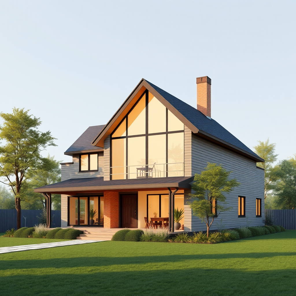 BIM Vernacular Architecture: How House 1627 Revitalizes Farmhouse Design with Modern Tools